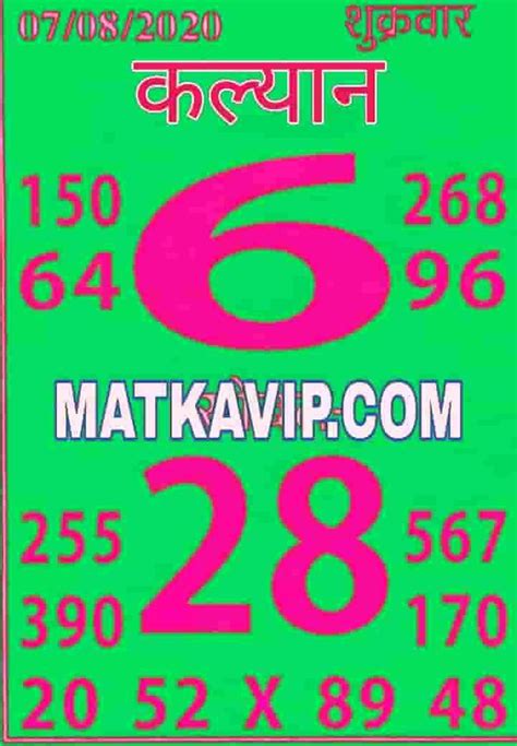 matka kalyan ka fast result|fast matka sattamatka.